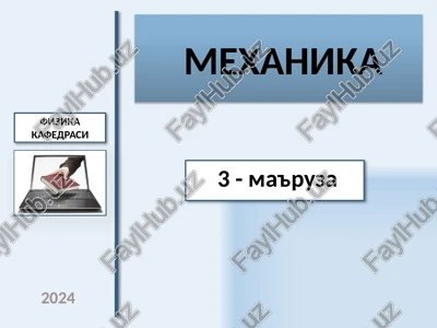 mexanika — PPTX