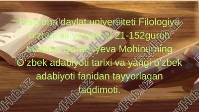 abdulla qodiriy lirik asarlarini oʻrganish va tahlil etish — PDF
