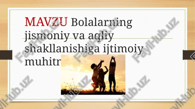 bolarivojlanishidaijtimoiymuhit — PPTX