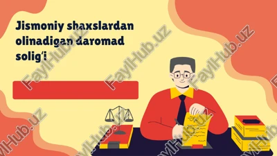 jismoniy shaxslardan olinadigan daromad soligʻi — PPTX
