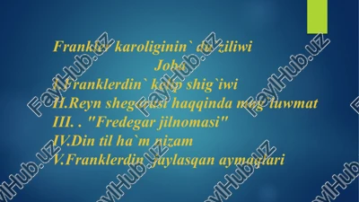 franklerkaroliginin' du'ziliwi — PPTX