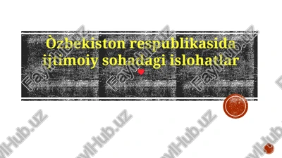 matbuot erkinligi va shaffoflik — PPTX