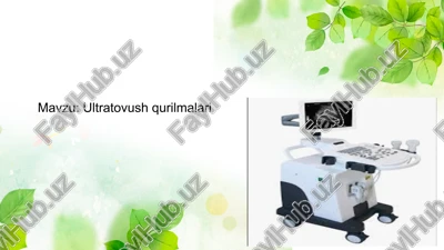 ultratovush qurilmalari — PPTX