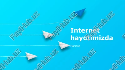 internetning jamiyatga ta'siri — PPTX