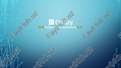 oddiy — PPTX