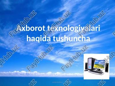 axborottexnologiyalari — PPTX