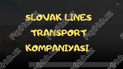 slovak lines transport kompaniyasi — PPTX
