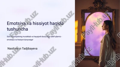 emotsiya va hissiyot haqida — PDF