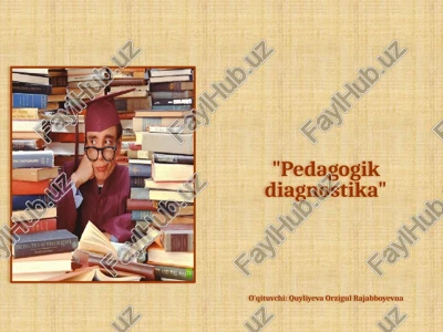 pedagogik diagnostika — PPTX