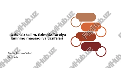 uzluksiz ta'lim tizimi — PPTX