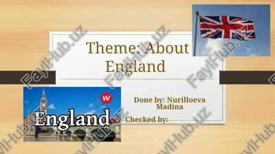 about england — PPTX
