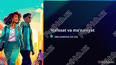 nafosat va ma'naviyat — PPTX