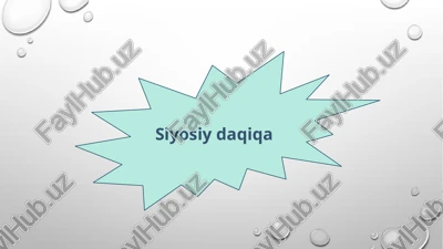 saraton kasalliklari haqida tushuncha — PPTX