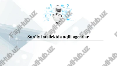 sun`iy intellekt daqiqi agentlar — PPTX