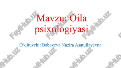 oilapsixologiyasi — PPTX