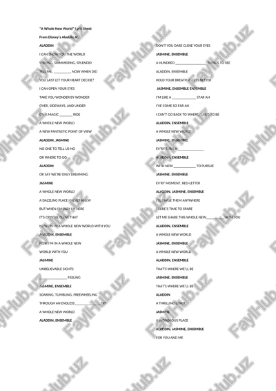 activity for listening — DOCX