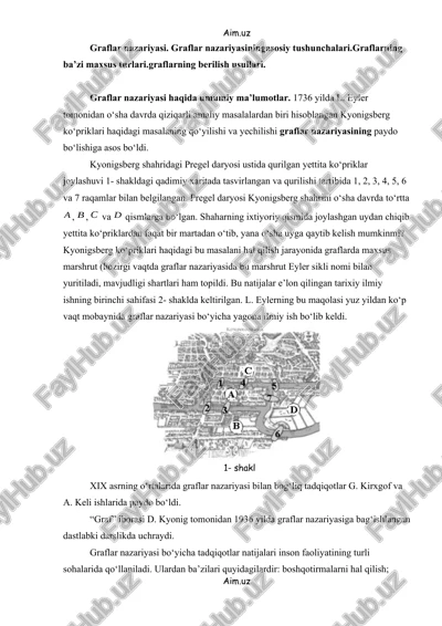 graflar nazariyasi — DOCX