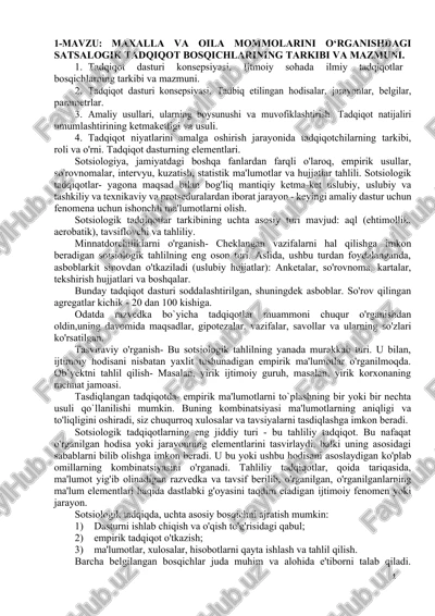 sotsiologik tadqiqotlar — DOCX