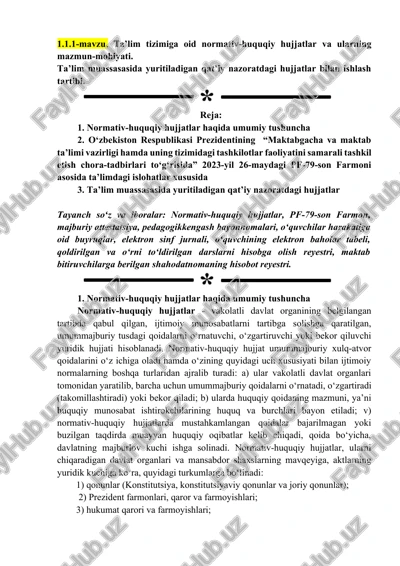 normativ-huquqiy hujjatlar — DOCX