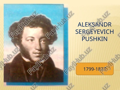 aleksandr sergeyevich pushkin — PPTX