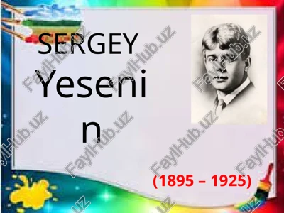 sergeyyesenin — PPTX