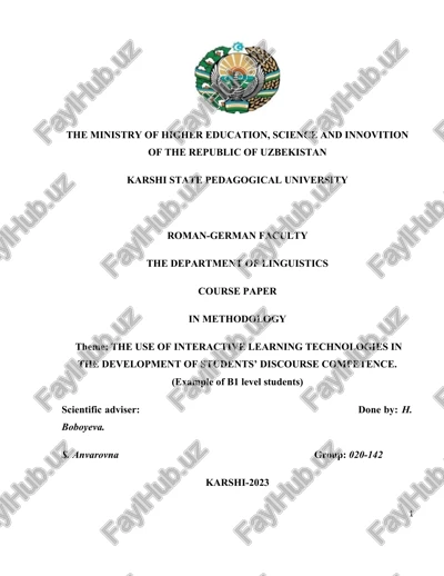 course paper in methodology — DOCX