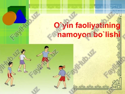 o`yin faoliyati — PPTX