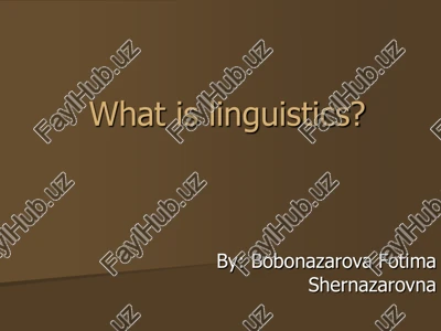 linguistics: an introduction — PDF