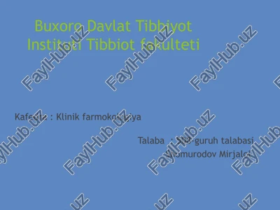 dissirkulyator ensefalopatiya 2-3 darajasi — PPTX