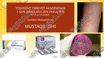 zamburugʻlarga qarshi dori vositalarining klinik farmokologiyasi — PPTX