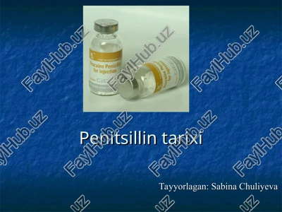 penitsillin tarixi — PPT