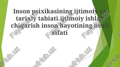 ijtimoiy ishlab chiqarish — PPTX
