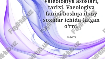 valeologiyani asoslari — PPTX