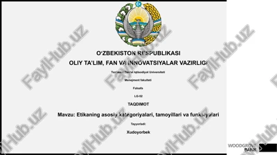 etikaning asosiy kategoriyalari, tamoyillari va funksiyalari — PPTX