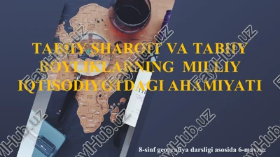 o'zbekiston tabiiy sharoiti — PPT