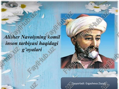 alisher navoiyning komil inson tarbiyasi — PDF