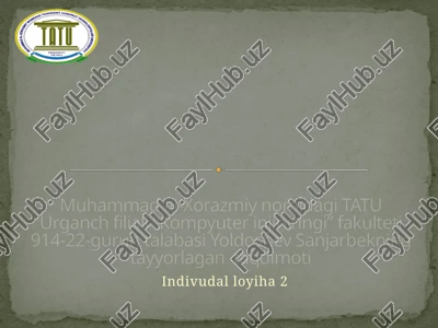 indivudalloyiha2 — PPTX