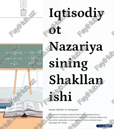 iqtisodiyot nazariyasi — PDF