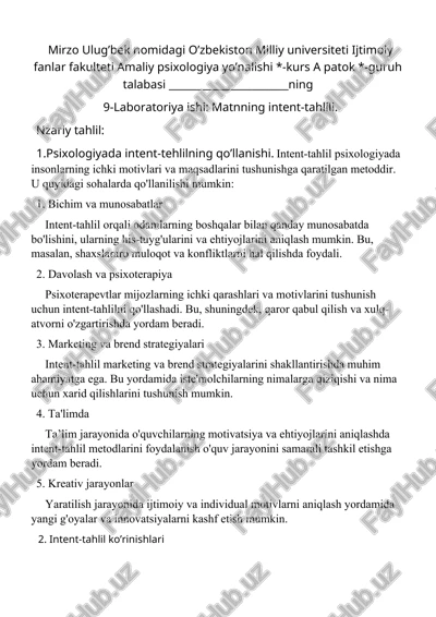 matnning intent-tahlili. — DOCX