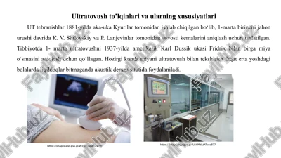 ultratovushto’lqinlarivaularningxususiyatlari — PPTX