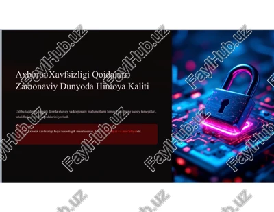 axborot xavfsizligi qoidalari — PDF