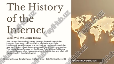the history of the internet — PPTX