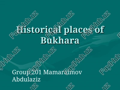 bukhara citadel of ark — PPT