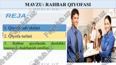 rahbar qiyofasi — PPTX