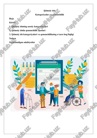 ijtimoiy ish — DOCX
