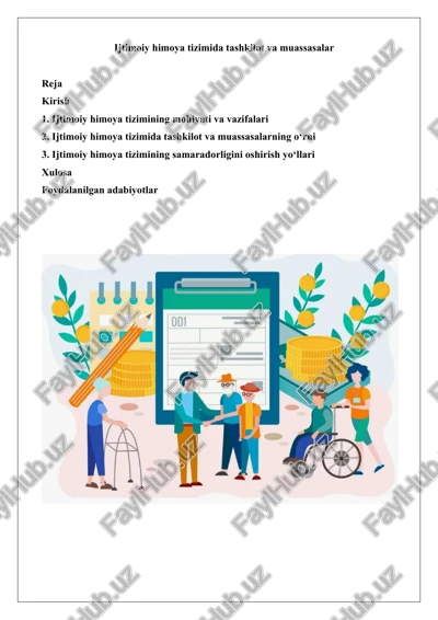 ijtimoiy himoya tizimi — DOCX