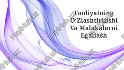 mahoratning asosiy komponentlari — PPTX