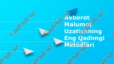yozma muloqotning shafaqi — PPTX