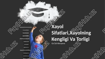 xayol sifatlari — PPTX