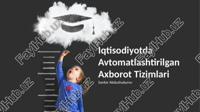 avtomatlashtirilgan axborot tizimlari — PPTX